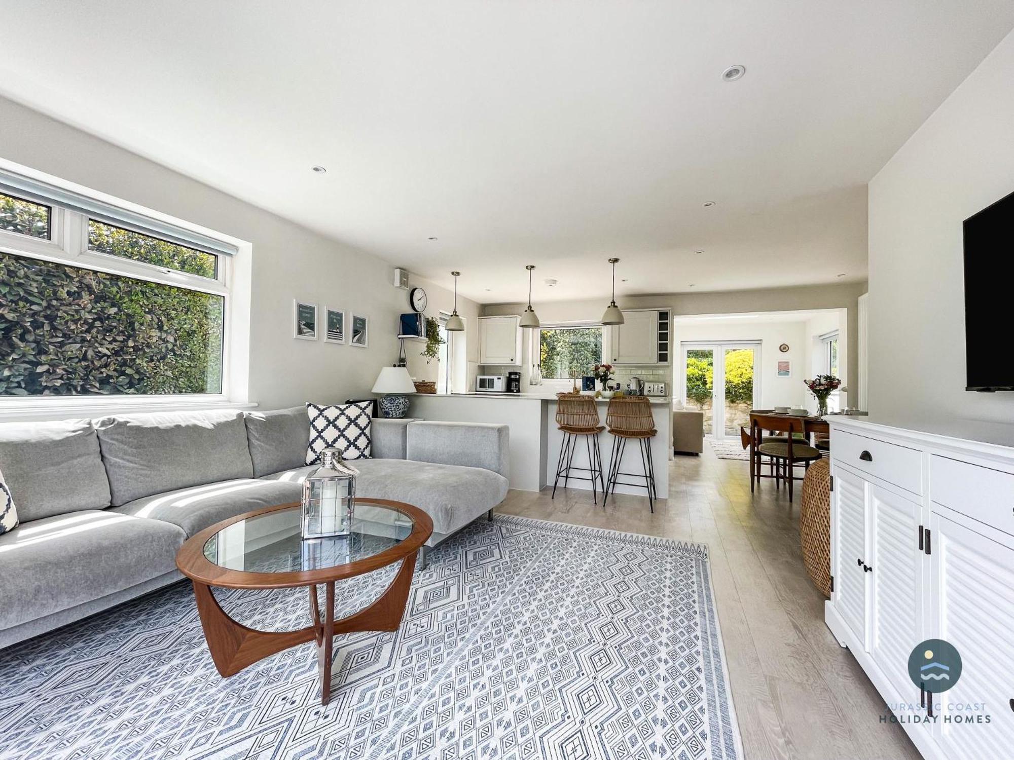 Seafeathers - Luxury Holiday Home With Sea Views Overcombe Bagian luar foto