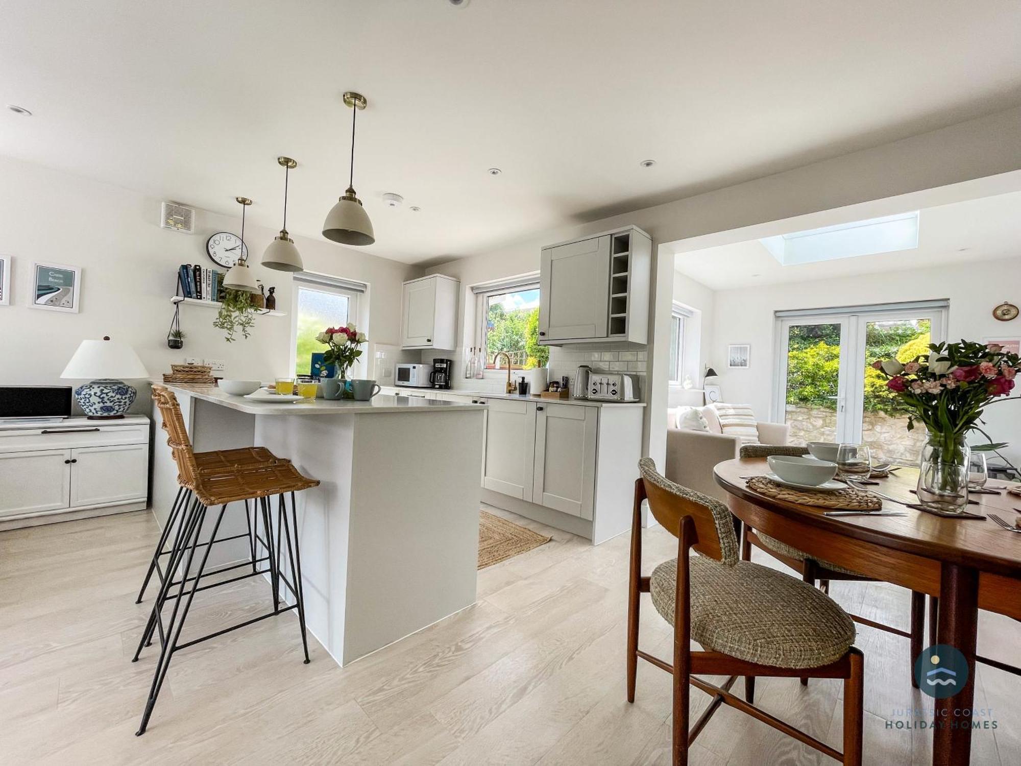 Seafeathers - Luxury Holiday Home With Sea Views Overcombe Bagian luar foto