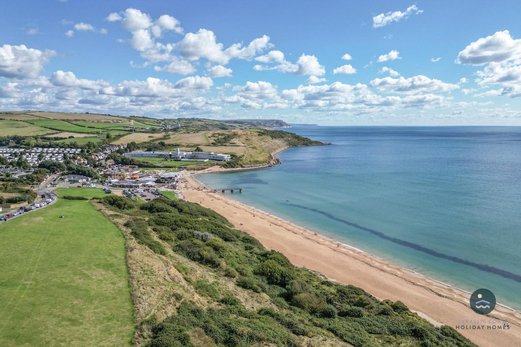 Seafeathers - Luxury Holiday Home With Sea Views Overcombe Bagian luar foto