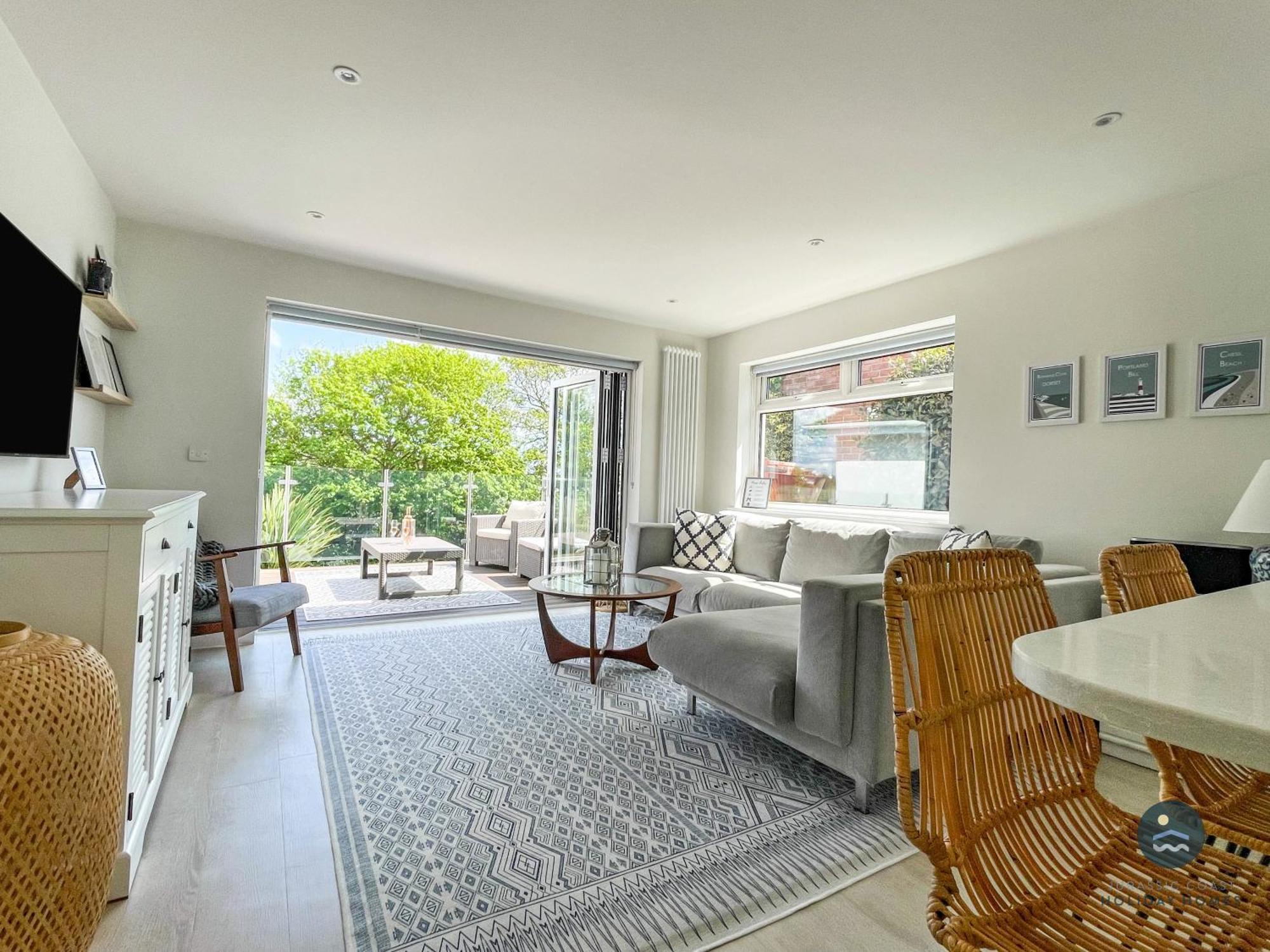 Seafeathers - Luxury Holiday Home With Sea Views Overcombe Bagian luar foto